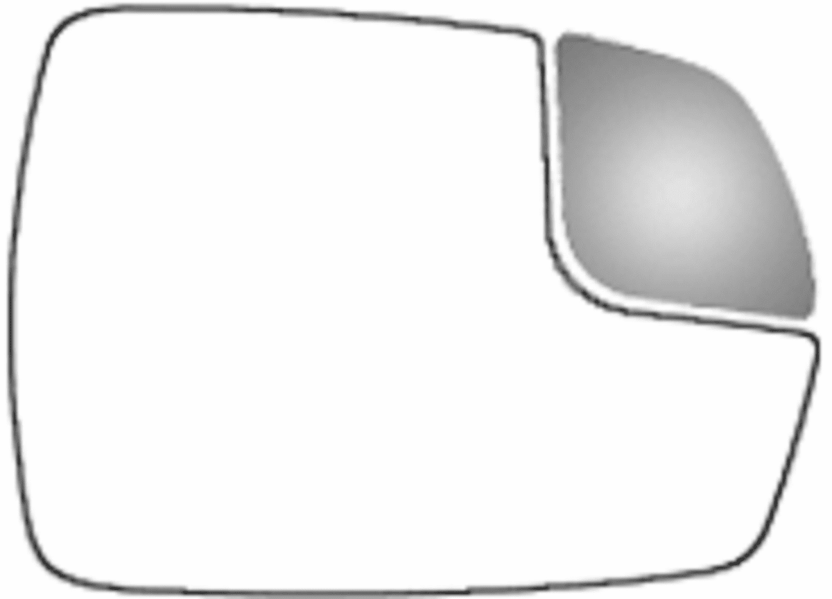 2019 Ford Ecosport Passenger Right Side Mirror Glass