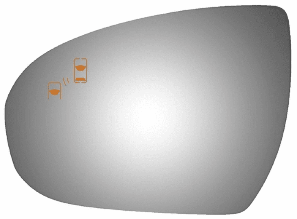 2019 Hyundai Tucson Driver Left Side Mirror Glass