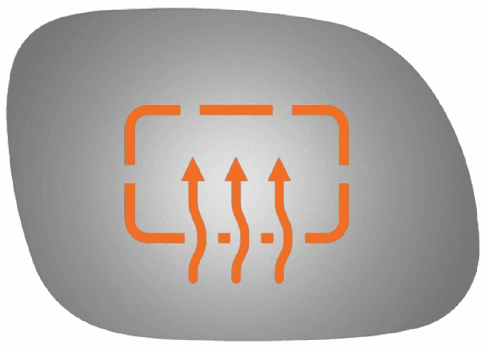 2019 KIA Soul Passenger Right Side Mirror Glass