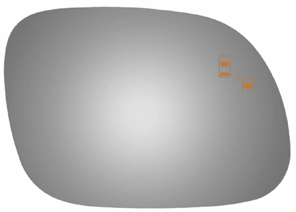 2019 KIA Soul Passenger Right Side Mirror Glass