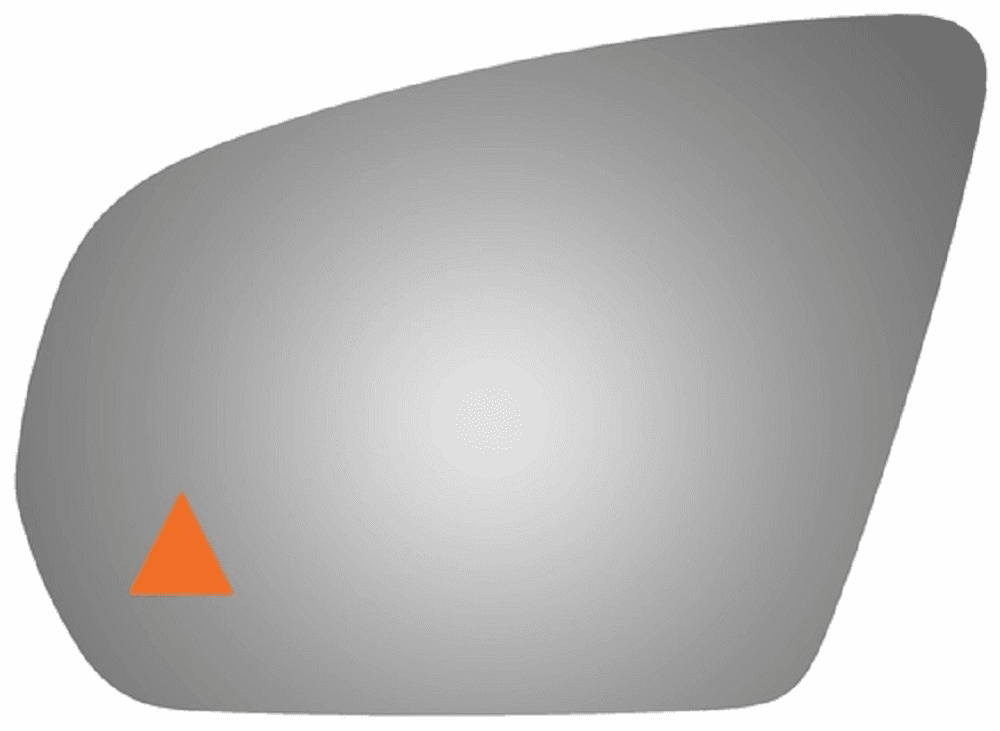 2019 Mercedes Benz C300 Driver Left Side Mirror Glass