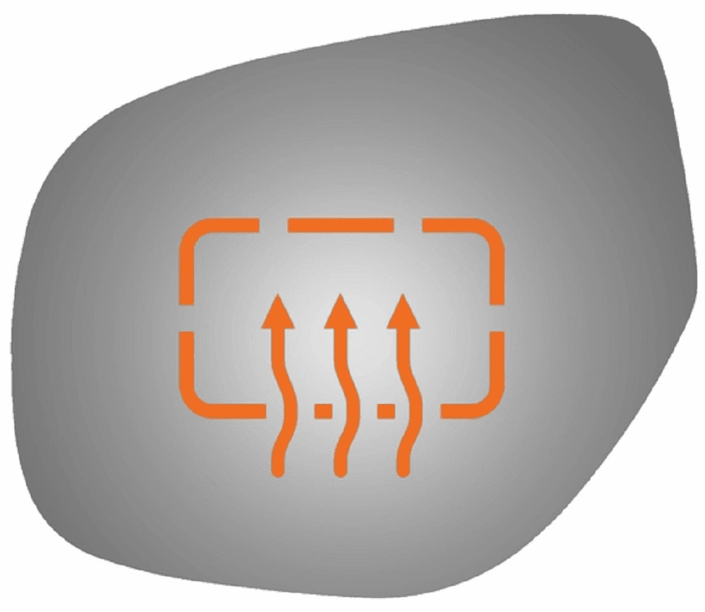 2019 Mitsubishi Outlander Driver Left Side Mirror Glass