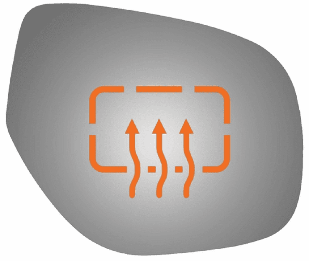 2019 Mitsubishi Outlander Passenger Right Side Mirror Glass