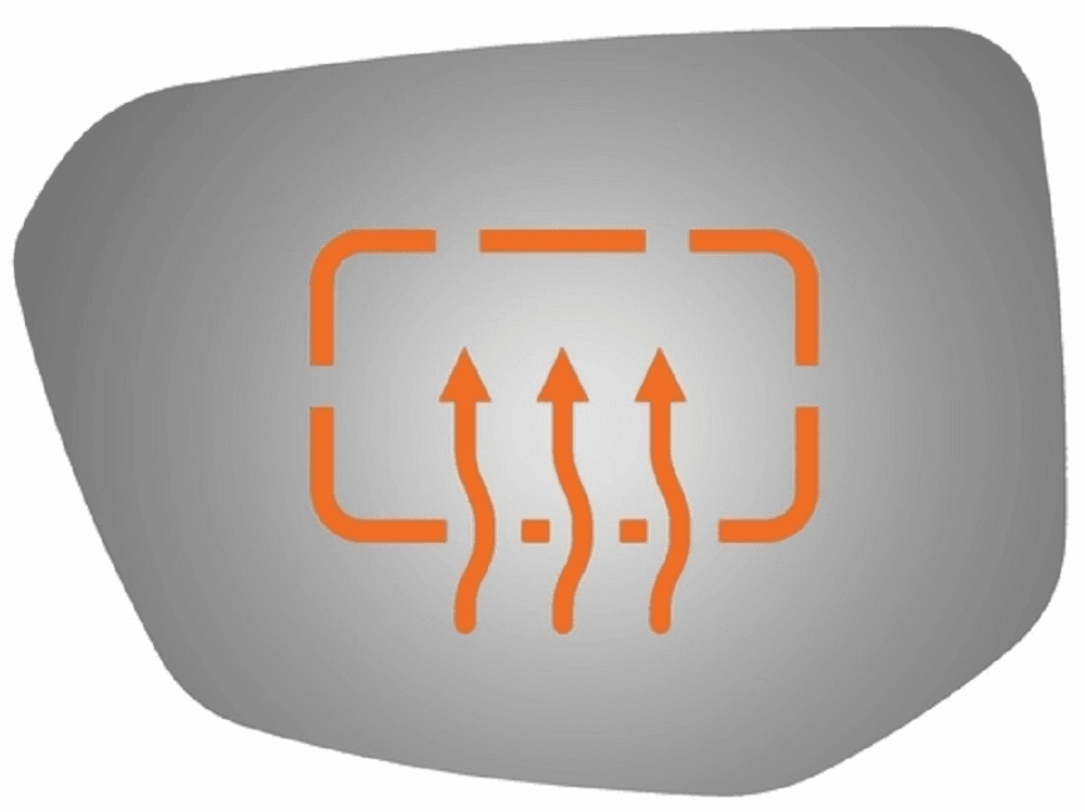 2020 Honda Civic Driver Left Side Mirror Glass