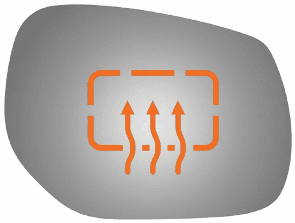 2020 Infiniti Q50 Passenger Right Side Mirror Glass