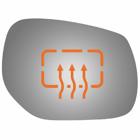 2020 Infiniti Q60 Passenger Right Side Mirror Glass