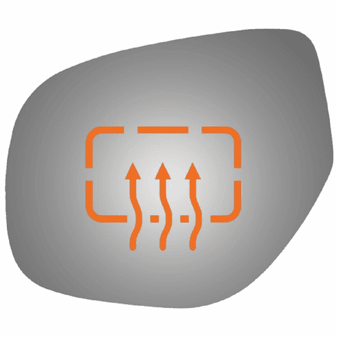 2020 Mitsubishi Outlander Left Driver Side Mirror Glass