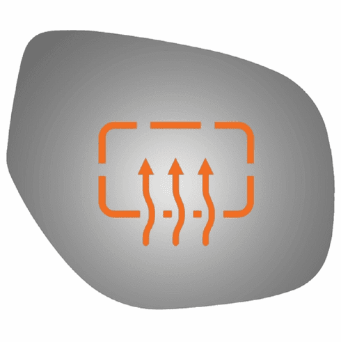 2020 Mitsubishi Outlander Right Passenger Side Mirror Glass