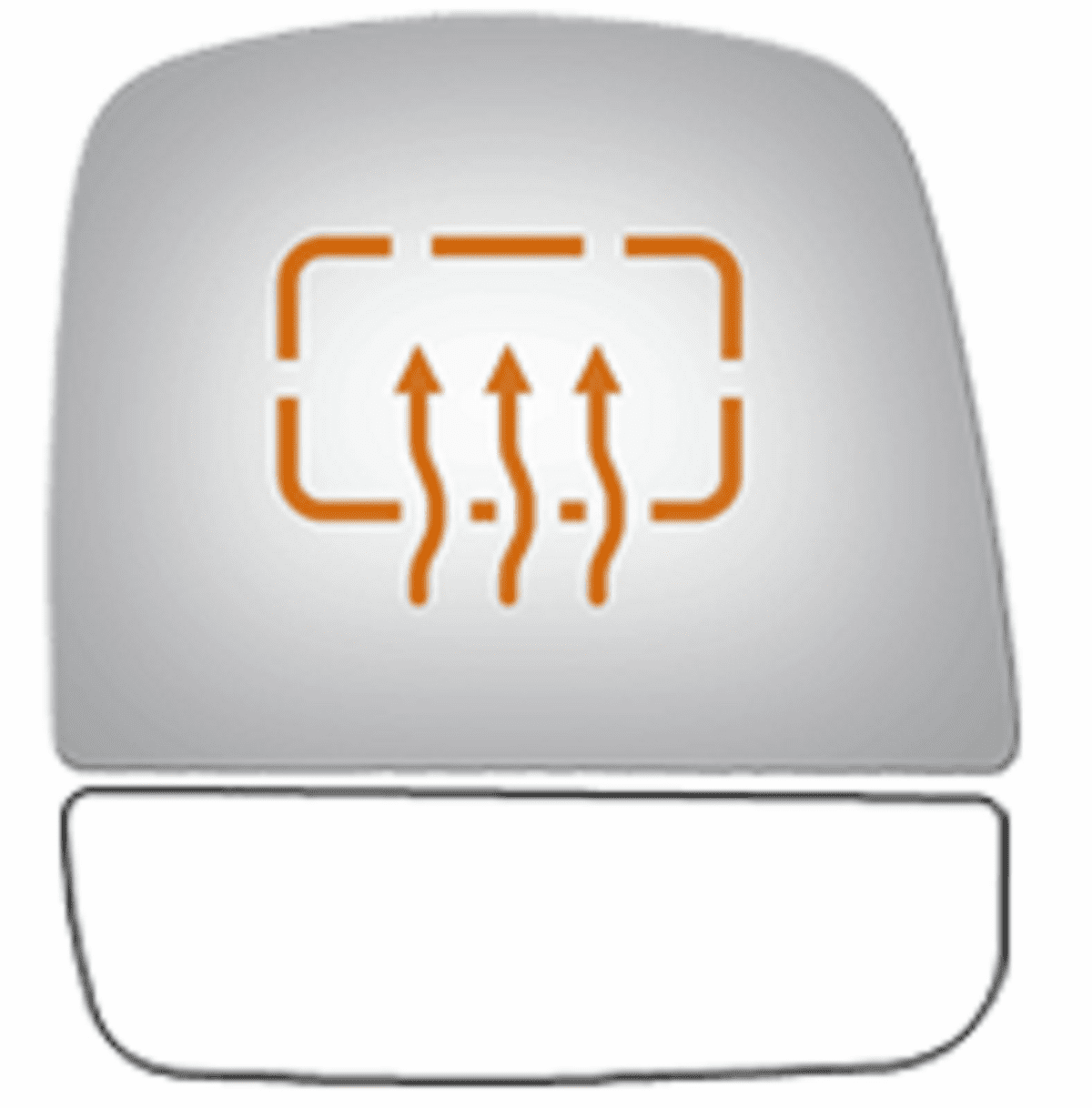 2021 GMC Truck Savana Passenger Right Side Mirror Glass