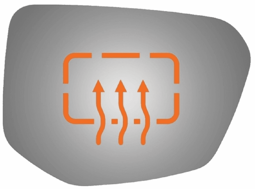 2021 Honda Civic Passenger Right Side Mirror Glass