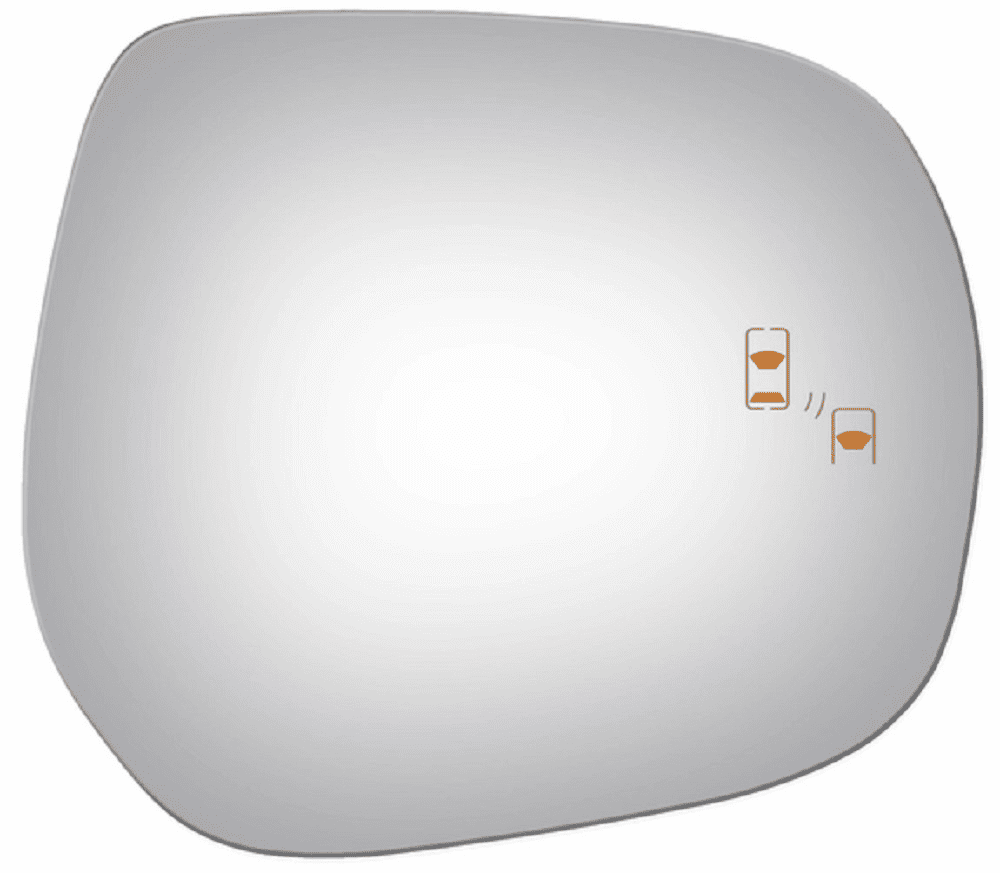 2021 Lexus GX460 Passenger Right Side Mirror Glass