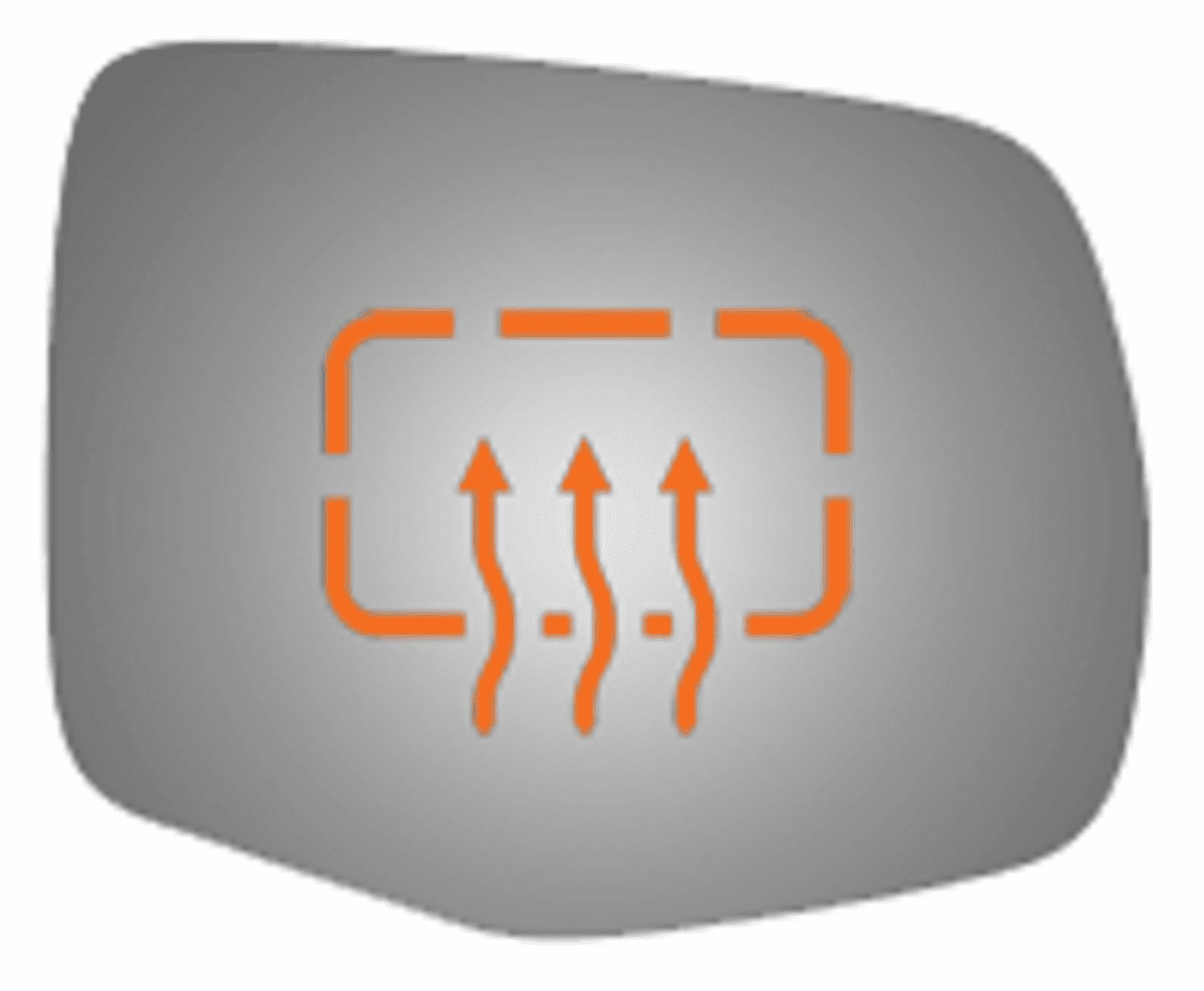 Honda Ridgeline 2017 2018 2019 2020 2021 2022 2023 2024 Right Passenger Side Mirror Glass Heated