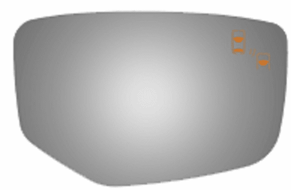 Acura ILX 2018 Passenger Right Side Mirror Glass Blind Spot
