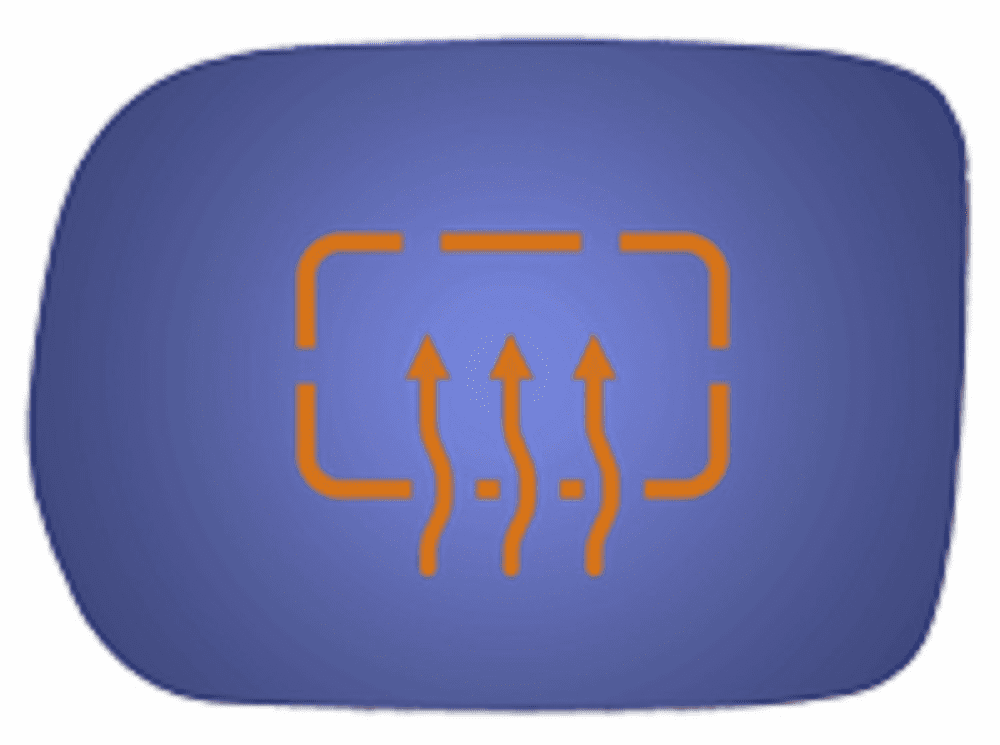 Acura MDX 2004 Driver Side Heated Mirror Glass 