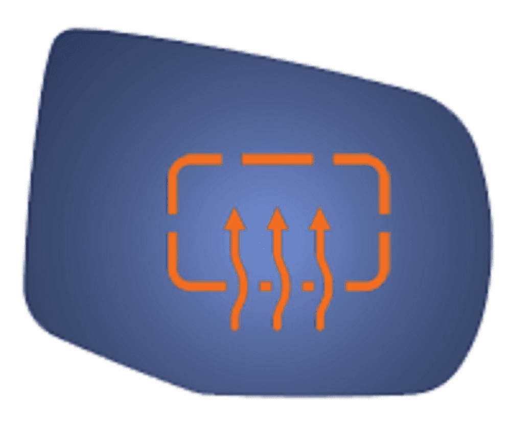 Acura MDX 2014 Passenger Side Heated Mirror Glass