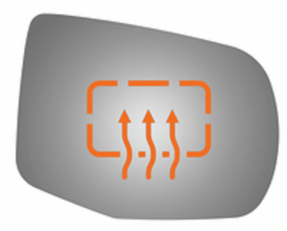 Acura MDX 2016 Passenger Side Heated Mirror Glass