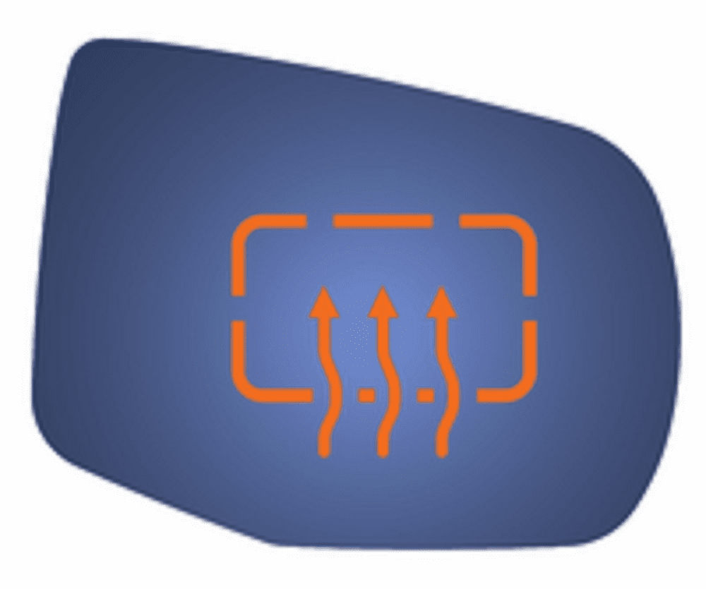 Acura MDX 2016 Passenger Side Heated Mirror Glass