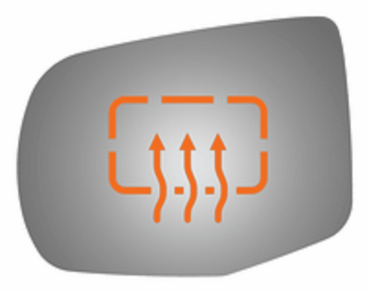 Acura MDX 2017 Driver Side Heated Mirror Glass