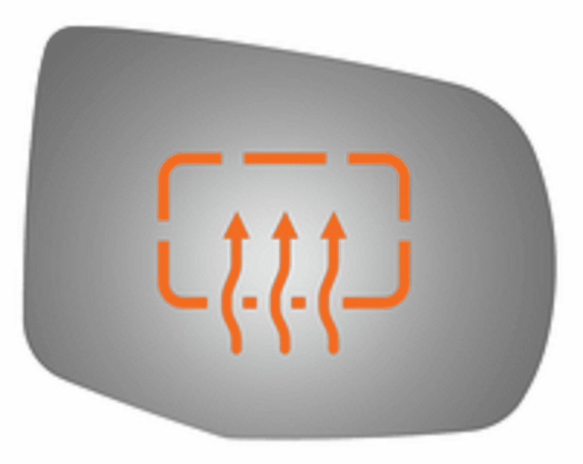 Acura MDX 2017 Passenger Side Heated Mirror Glass