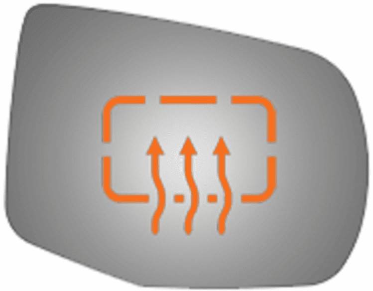 Acura MDX 2017 Passenger Side Heated Mirror Glass