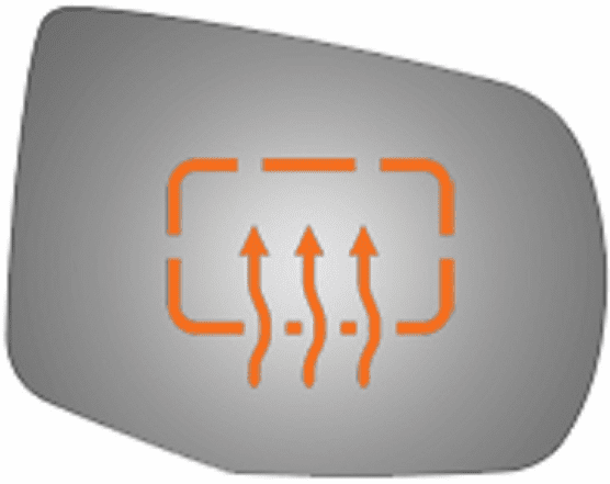 Acura MDX 2019 Passenger Right Side Heated Mirror Glass