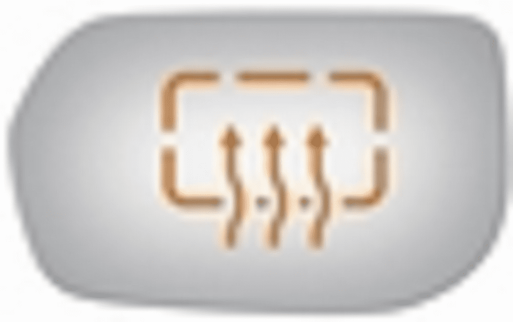 Acura RDX 2009 Driver Side Heated Mirror Glass