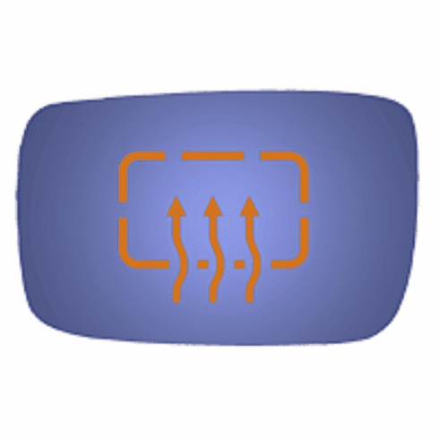 Acura RL 2010 Driver Side Heated Mirror Glass 