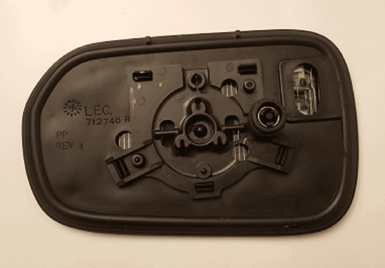 Acura TL 1997 1998 Passenger Side Mirror Glass W/Backing Plate 