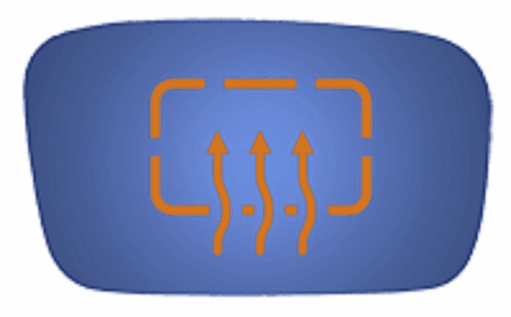 Acura TL 2006 Passenger Side  Mirror Glass Heated