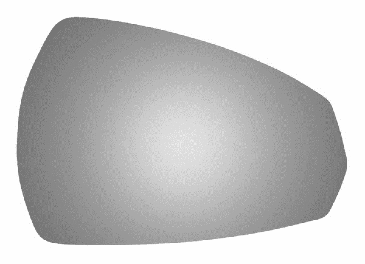 Audi A3  2016 Passenger Side  Mirror Glass