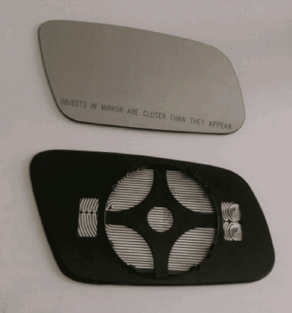 Audi A4 1999 2000 2001 Passenger Side Heated Mirror Glass Clip-On