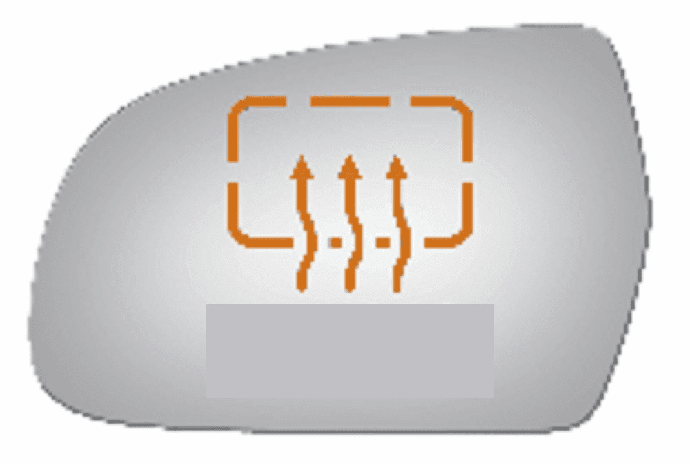 Audi A4 2011 2012 2013 Driver Side Heated Mirror Glass Clip-On