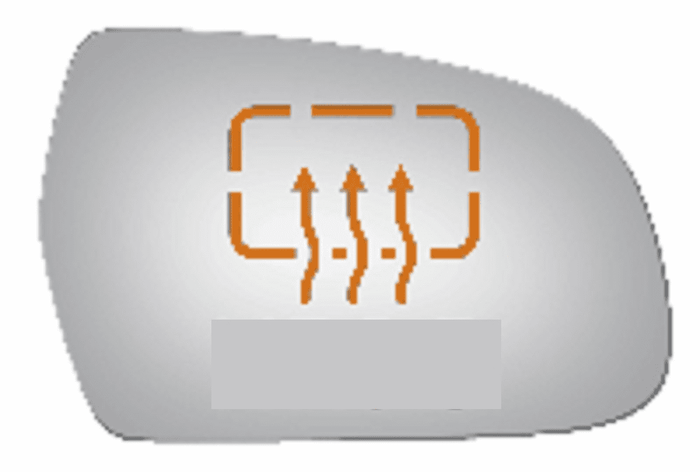 Audi A4 2011 2012 2013 Passenger Side Heated Mirror Glass Clip-On