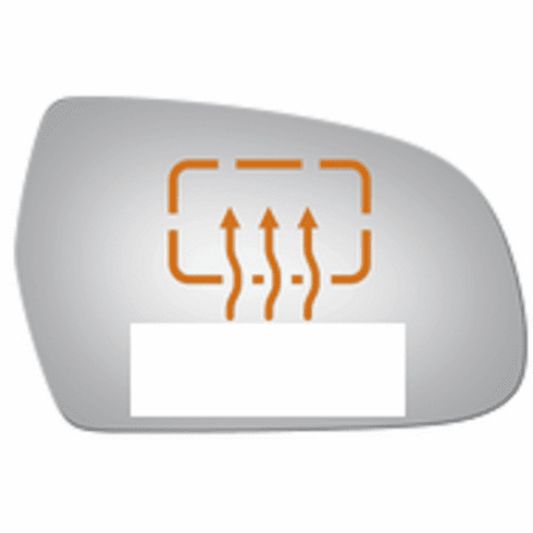 Audi A5 2017 Passenger Right Side Heated Mirror Glass