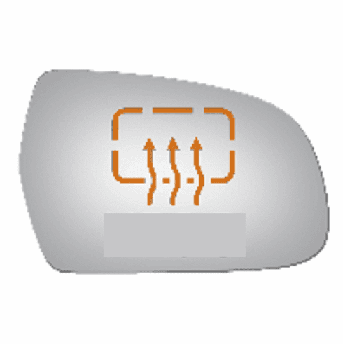 Audi RS5 2013 2014 Passenger Side Heated Mirror Glass Clip-On