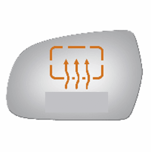 Audi RS5 2013  Driver Side Heated Mirror Glass Clip-On