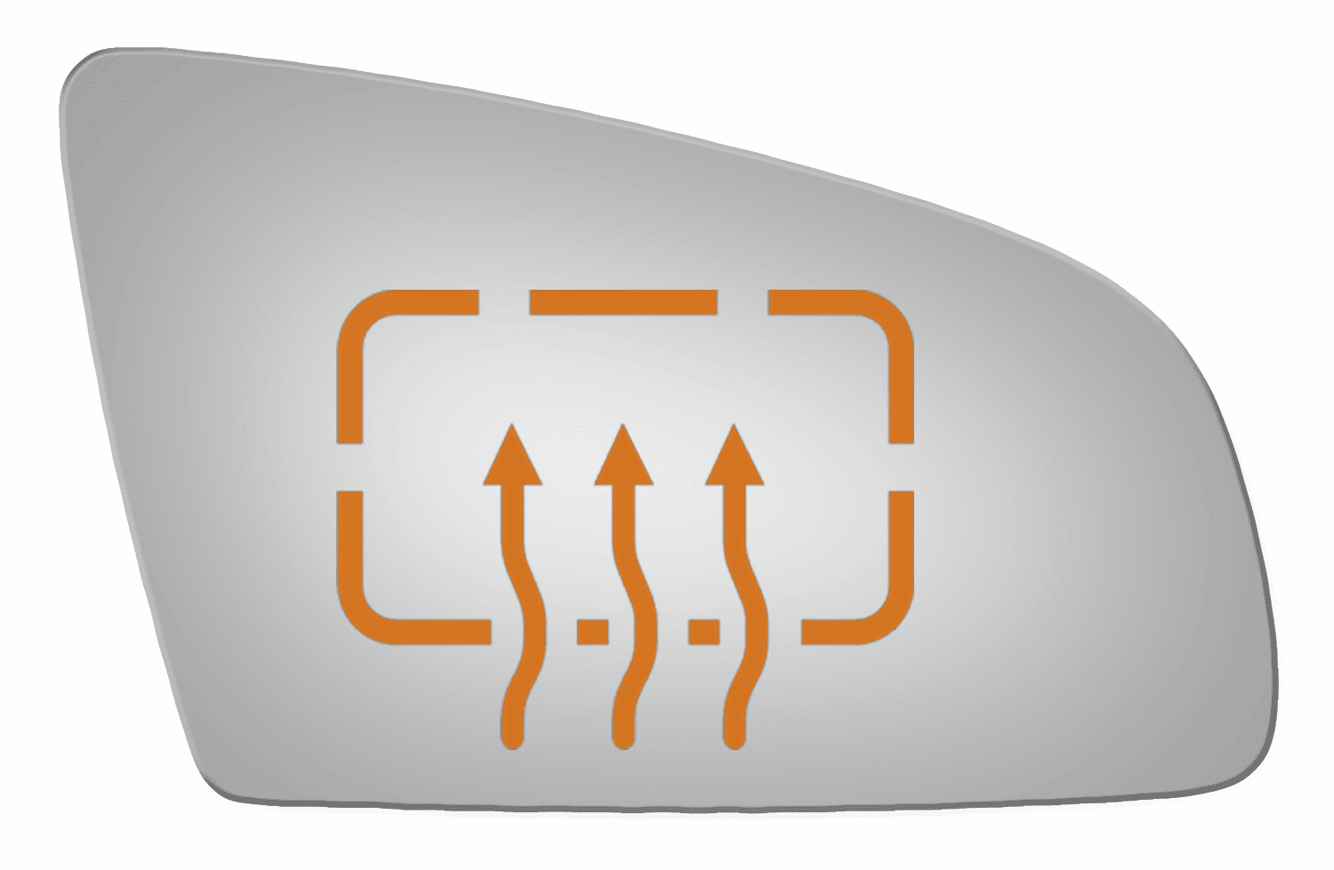 Audi S6 2007 2008 Passenger Side Heated Mirror Glass