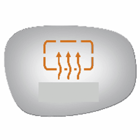 BMW 128 2010 Passenger Side Heated Mirror Glass Clip-On