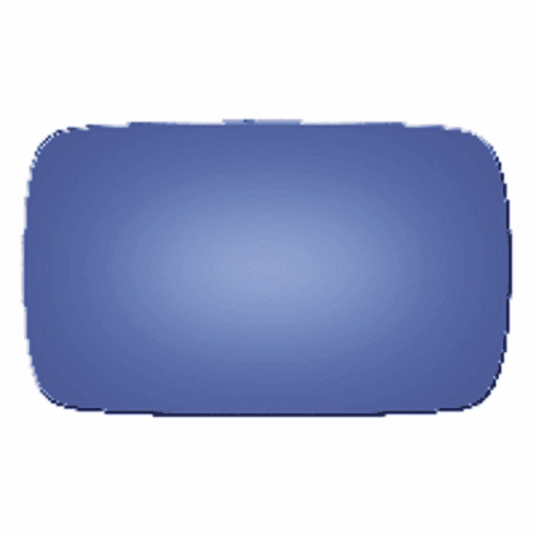 BMW 325 1985 Passenger Side Mirror Glass