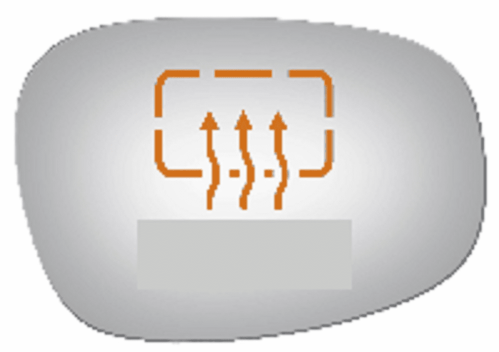 BMW 335 2011 Passenger Side Heated Mirror Glass Clip-On