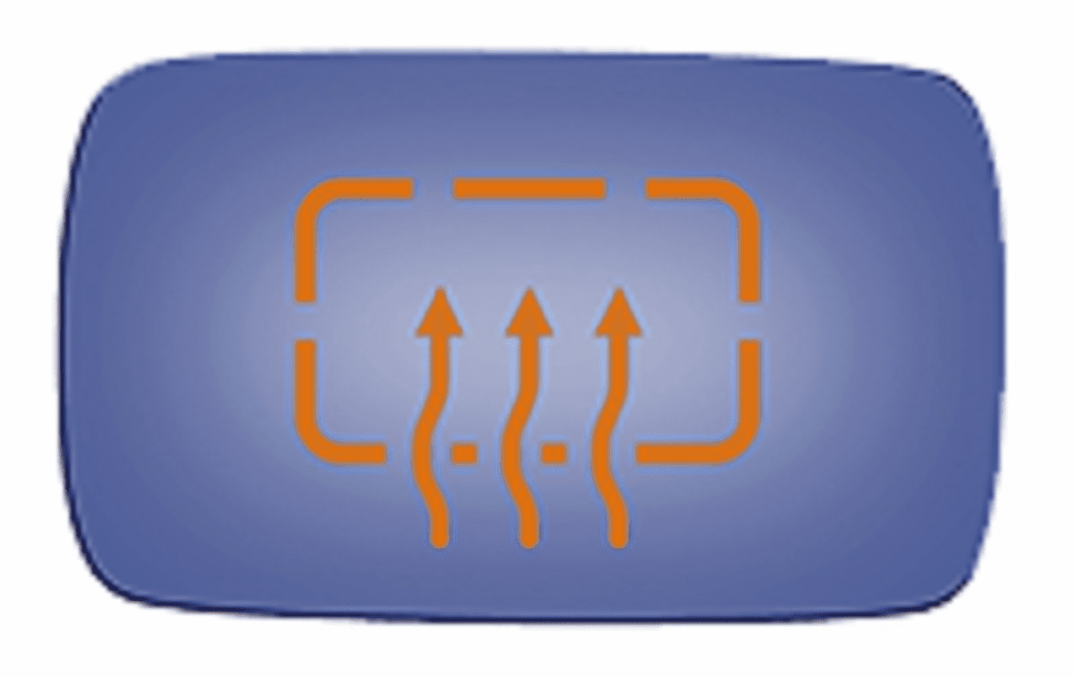 BMW 525 2001 Passenger Side Mirror Glass 