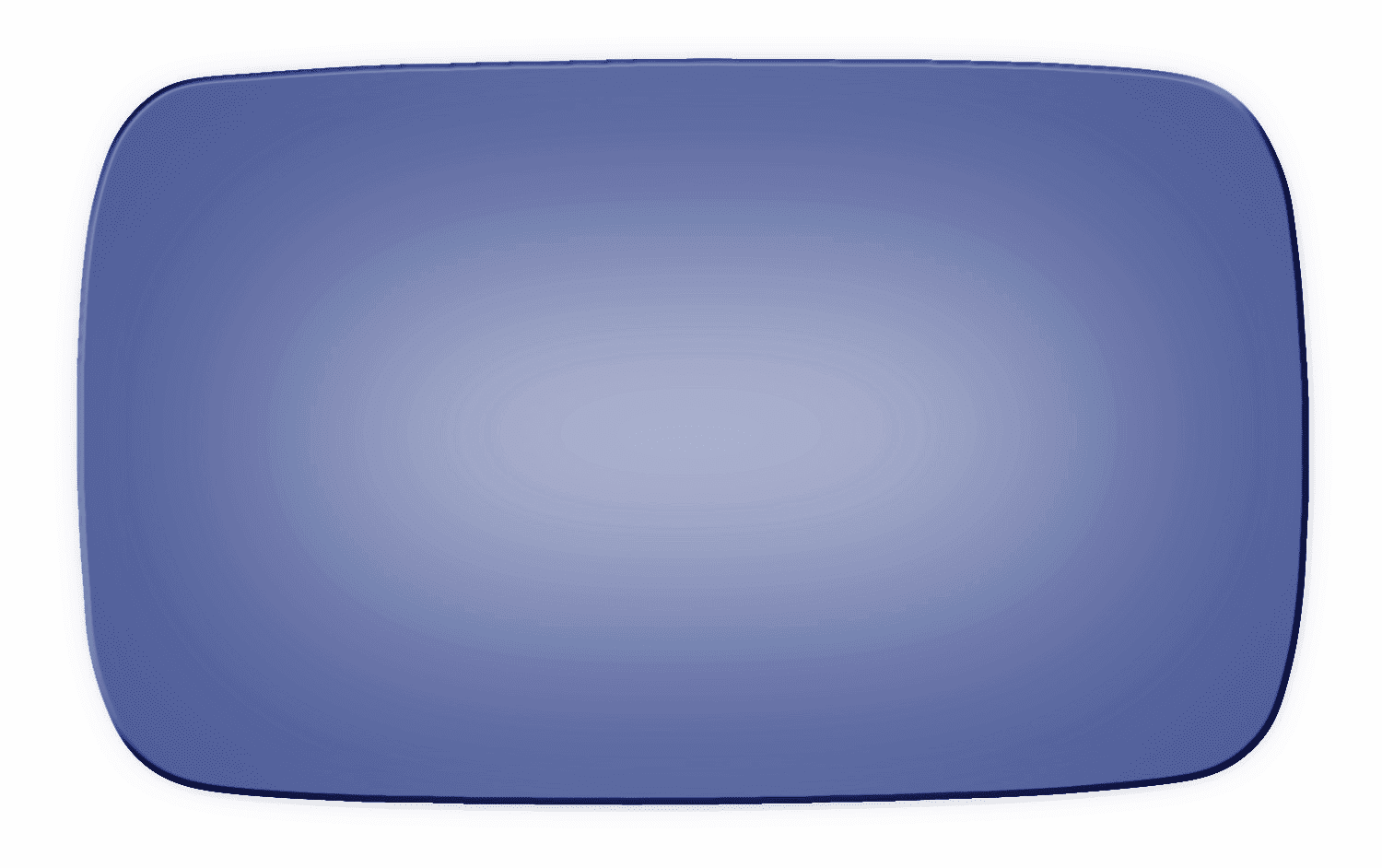 BMW 528 1997 Passenger Side Mirror Glass Blue