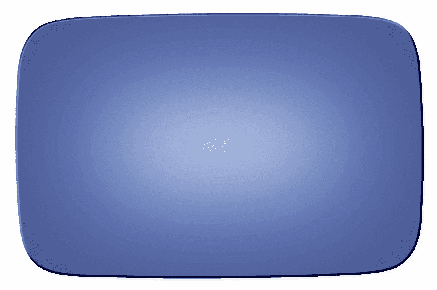 BMW 840 1994 Driver Side Mirror Glass Blue