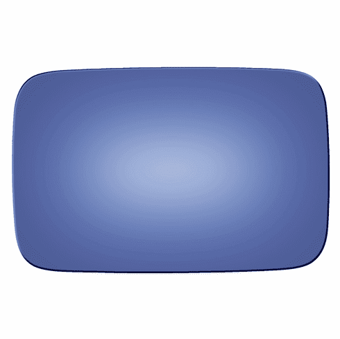 BMW 850 1991 Driver Side Mirror Glass Blue