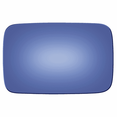 BMW 850 1997 Passenger Side Mirror Glass Blue
