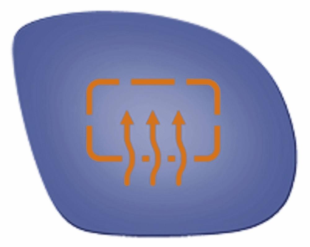 BMW M3 1996 Passenger Side Heated Blue Mirror Glass