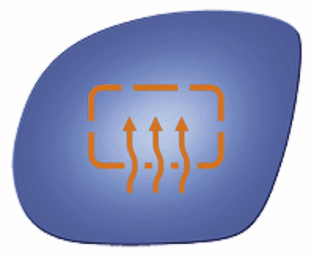 BMW M3 1997 Driver Side Blue Heated Mirror Glass