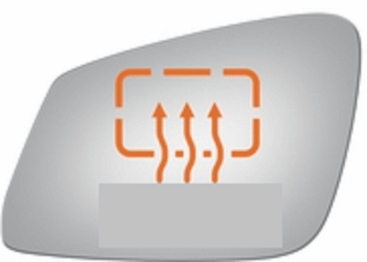 BMW X1 2018 Driver Left Side Mirror Glass Heated