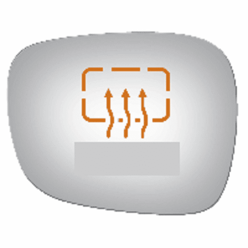 BMW X3 2010 Driver Side Heated Mirror Glass Clip-On