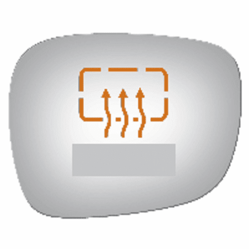 BMW X3 2010 Passenger Side Heated Mirror Glass Clip-On